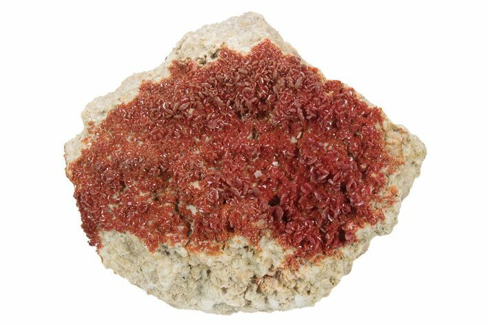Ruby Red Vanadinite Crystals on Dolomite - Morocco #233976